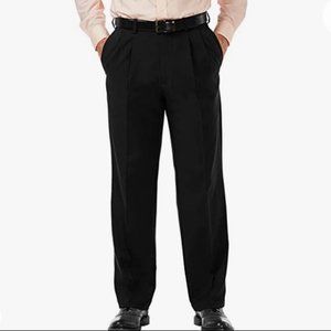 Haggar Classic Fit Black Dress Pants 34x30